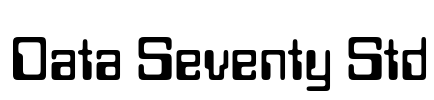 Data Seventy Std Font Image