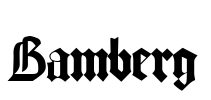 Bamberg Font Image