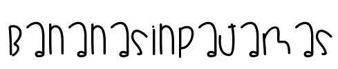 BananasInPajamas Font Image
