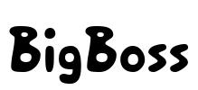 BigBoss Font Image