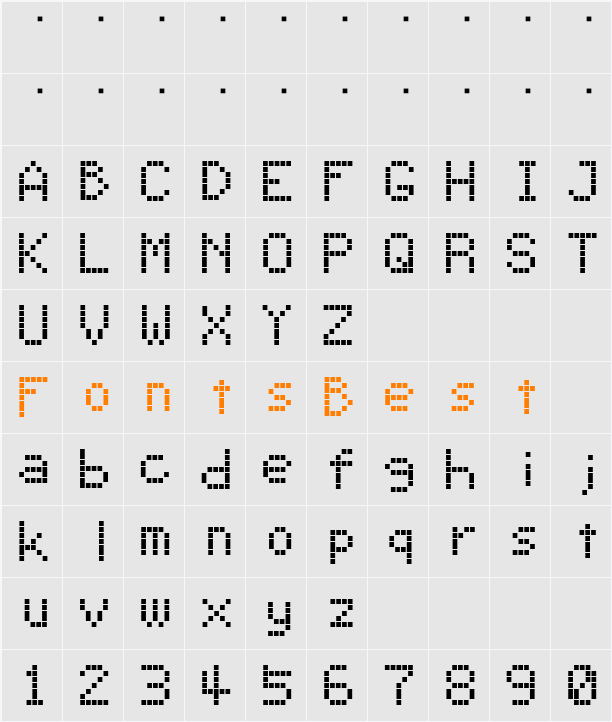Alphabet_04 Character Map