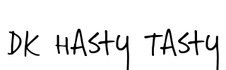 DK Hasty Tasty