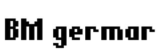 BM germar Font Image