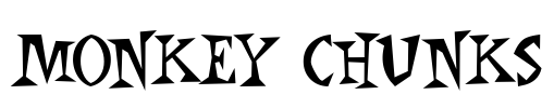 Monkey Chunks Font Image