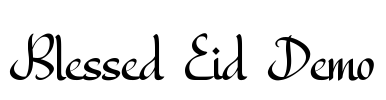 Blessed Eid Demo