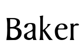 Baker Font Image