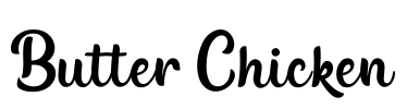 Butter Chicken
