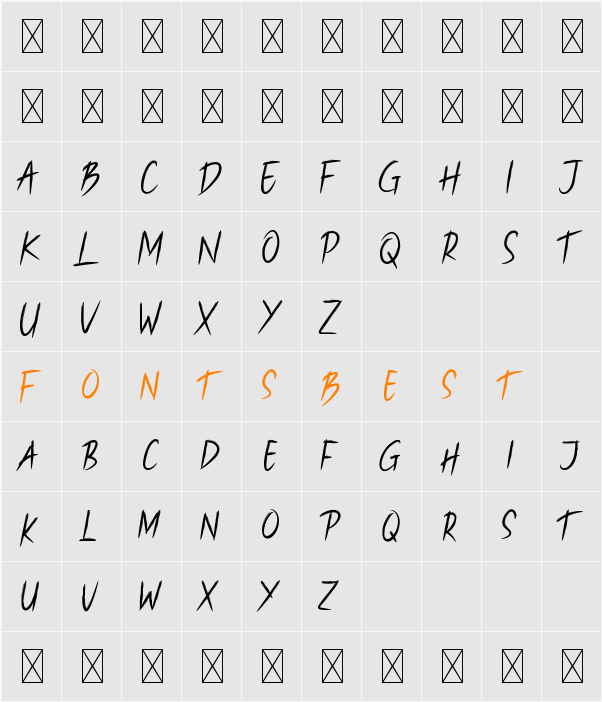 Backoff Demo Character Map