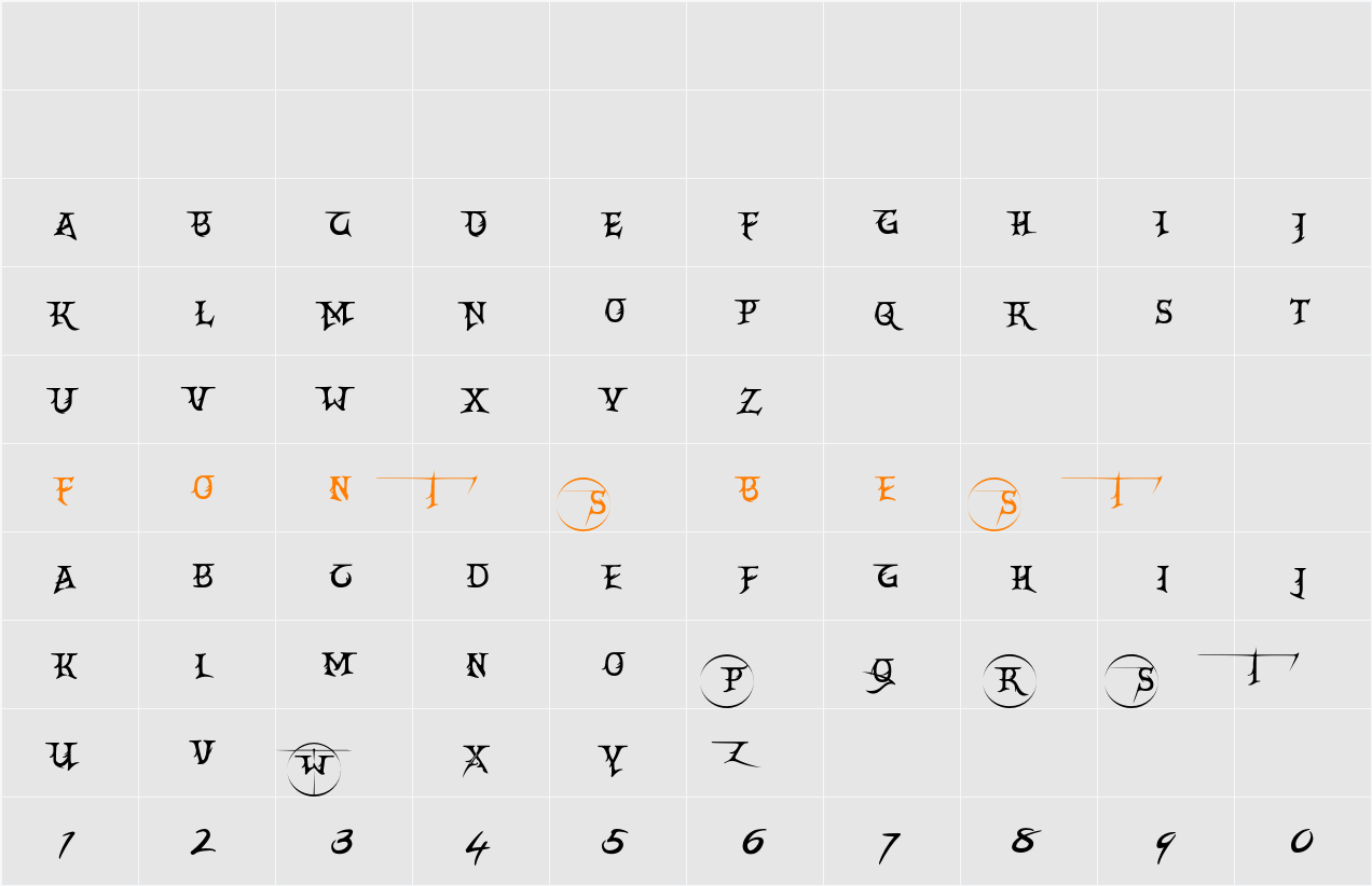 CrEAtoR cAmpoTYPe SmcP Character Map