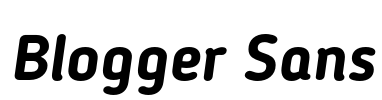Blogger Sans