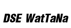DSE WatTaNa Font Image