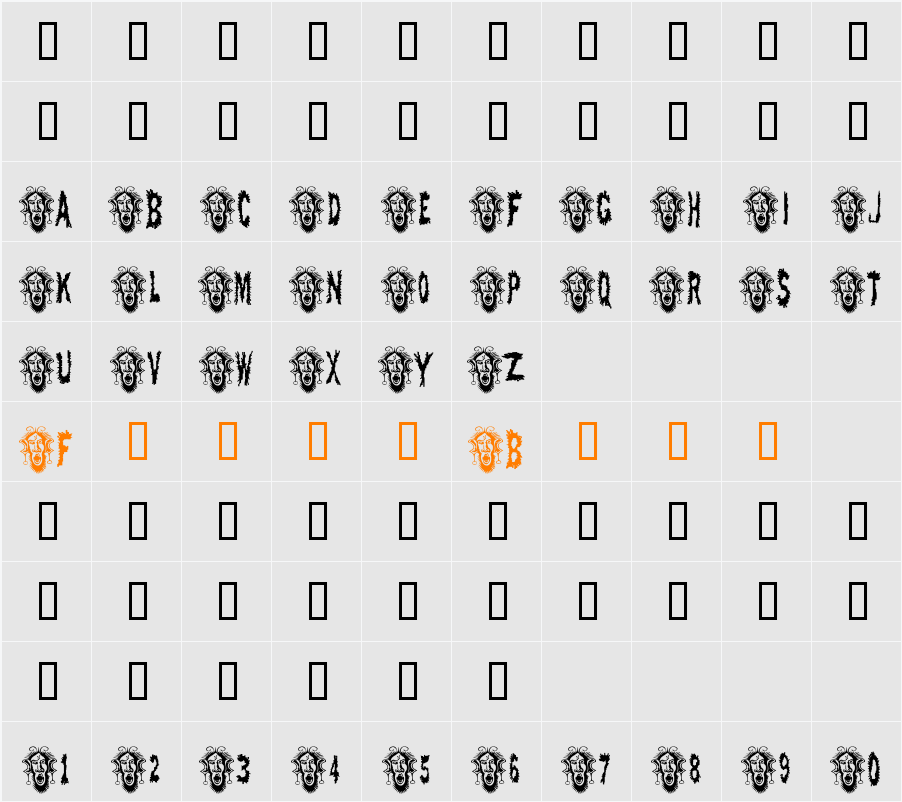 Monday Morning Me Character Map