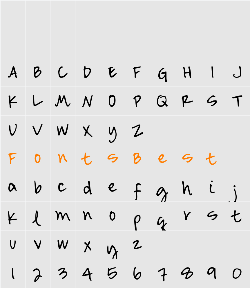 DJB Smarty Pants Character Map