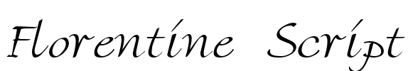 Florentine Script