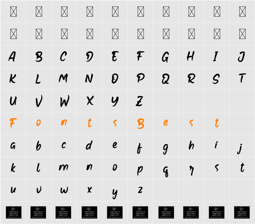 Abreact Personal Character Map