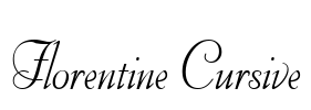 Florentine Cursive