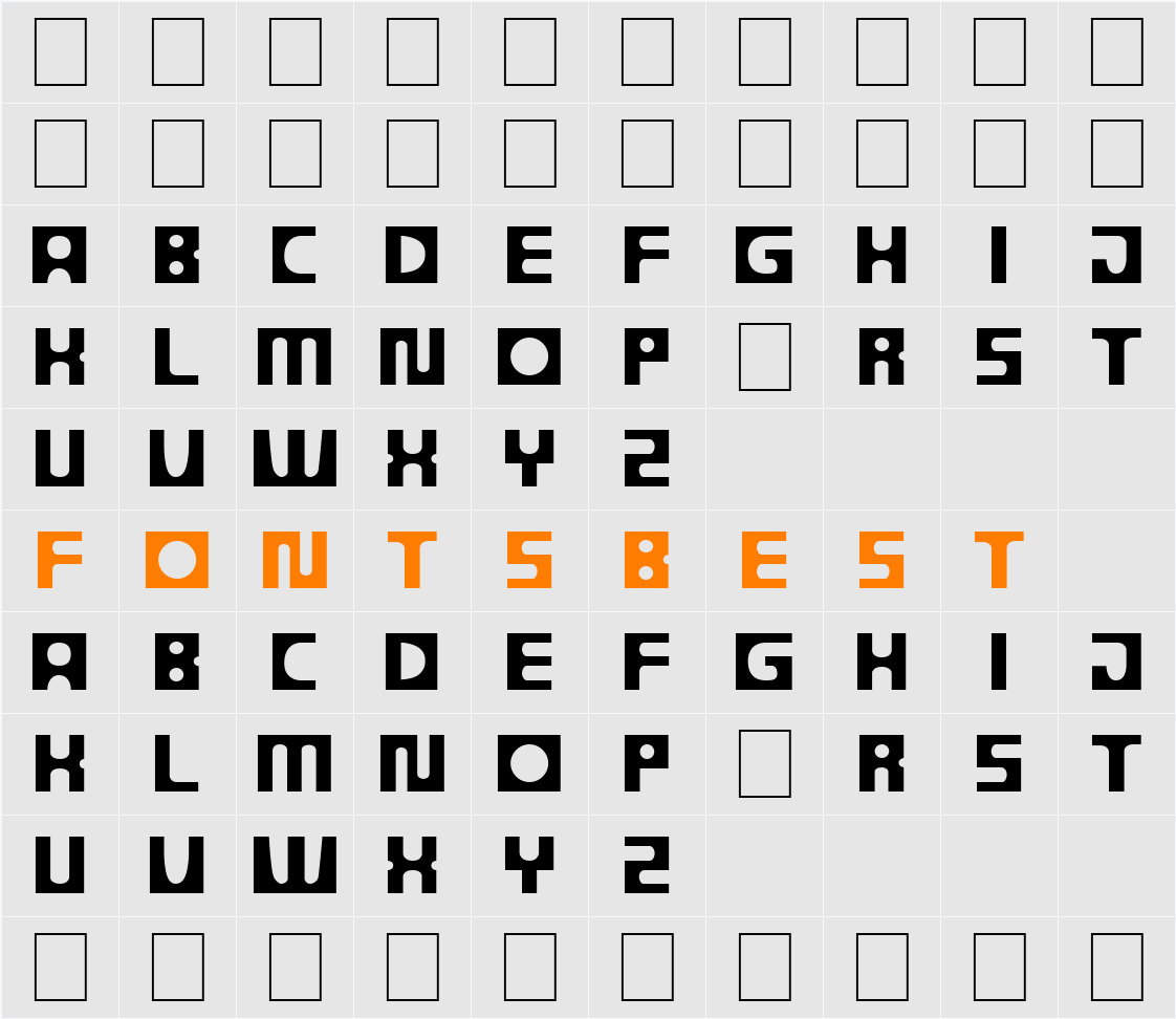 DS Progress Character Map