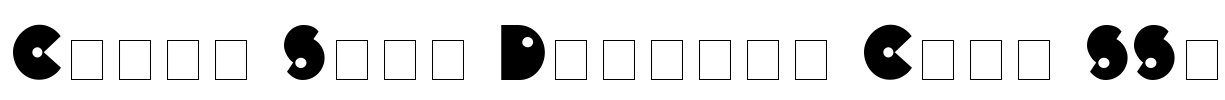 Cheap Shot Display Caps SSi Font Image