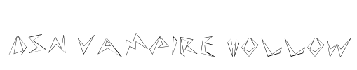 DSN Vampire Hollow Font Image