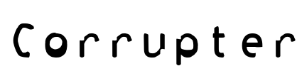 Corrupter Font Image