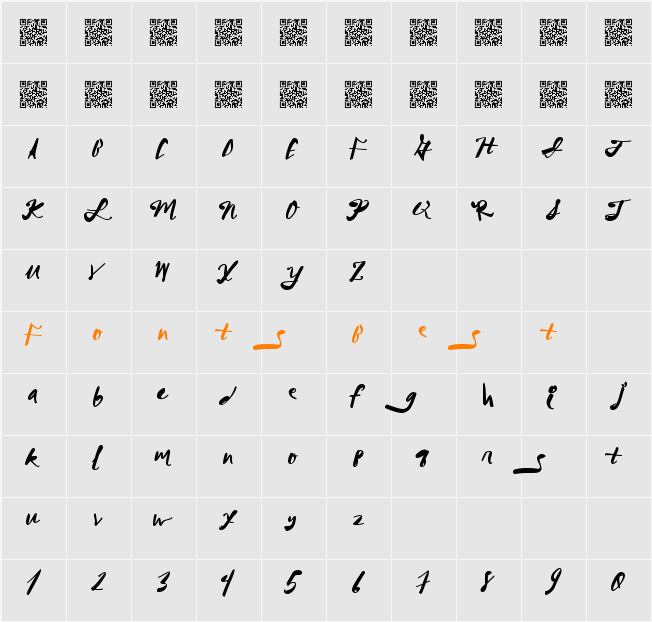 MegaRiches Character Map