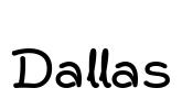 Dallas Font Image