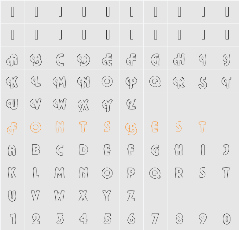 DTCPlazaM39 Character Map