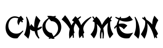 ChowMein Font Image