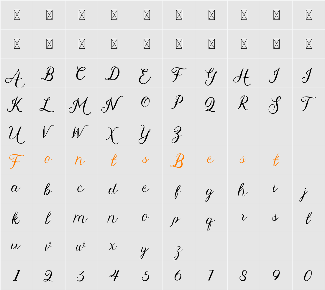 Abilane Free Trial Character Map