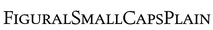 FiguralSmallCapsPlain Font Image