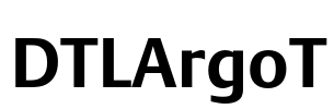 DTLArgoT Font Image