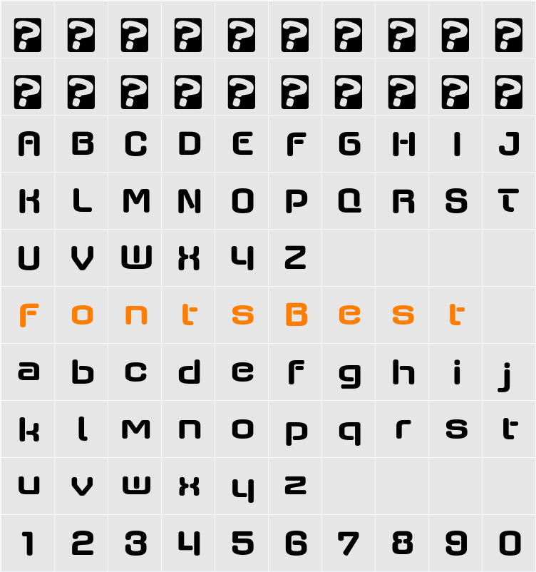Axaxax Rg Character Map