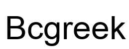 Bcgreek