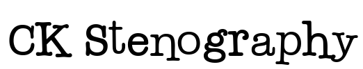 CK Stenography