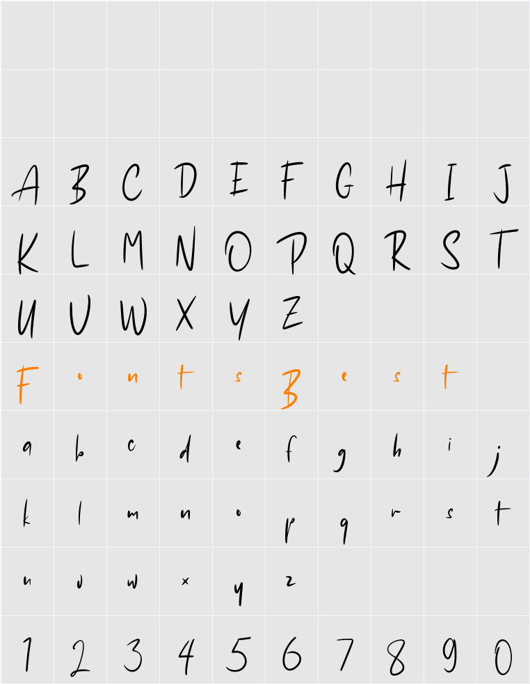 Beaversa FREE Character Map