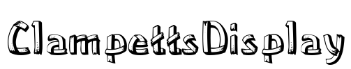 ClampettsDisplay Font Image