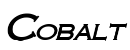 Cobalt Font Image