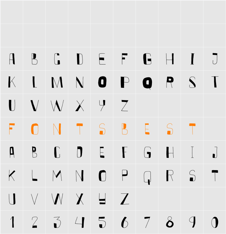 DK Kurkuma Character Map