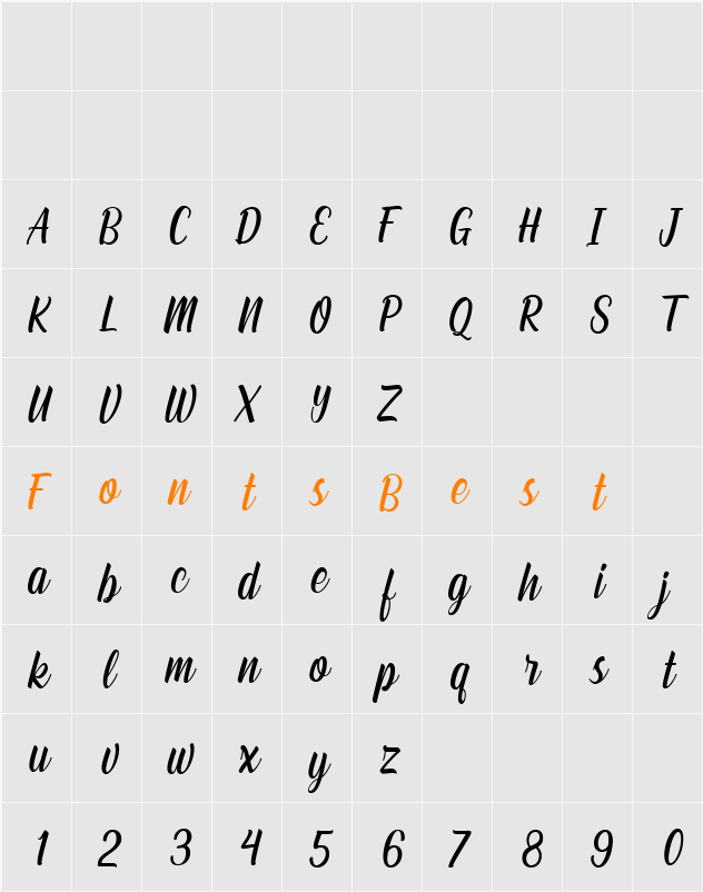 Auntie Character Map