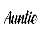 Auntie Font Image
