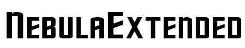 NebulaExtended Font Image