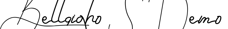 Bellaigho S Demo Font Image