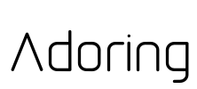 Adoring Font Image