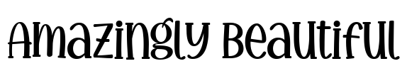 Amazingly Beautiful Font Image