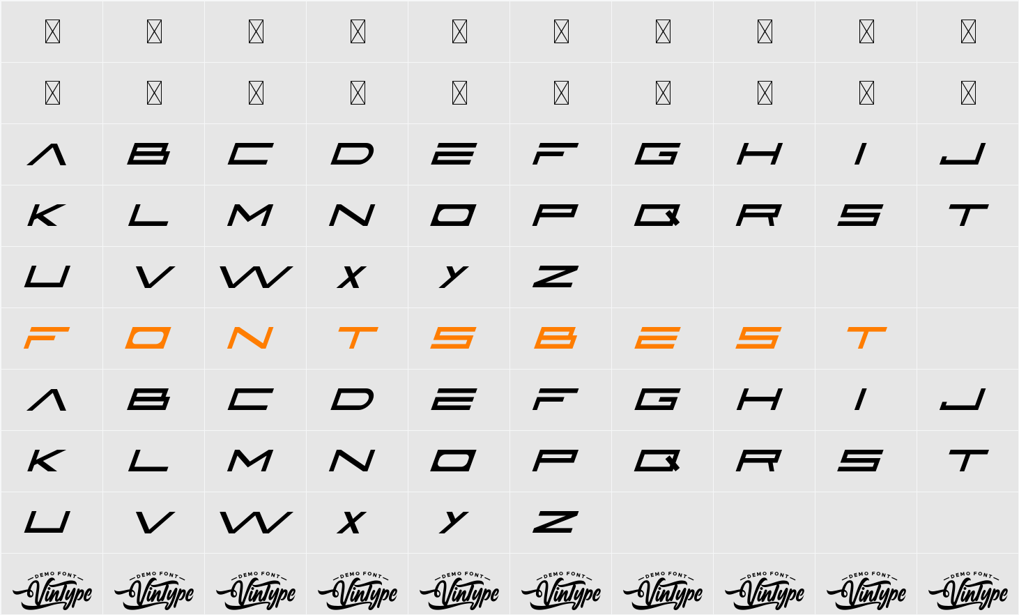 Active Space Demo Character Map