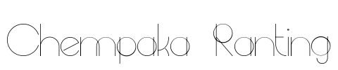 Chempaka Ranting Font Image