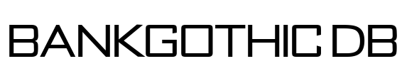 BankGothic DB