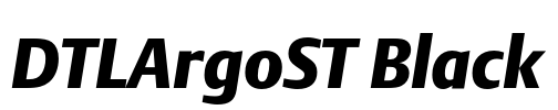 DTLArgoST Black Font Image