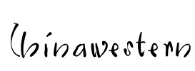 Chinawestern Font Image