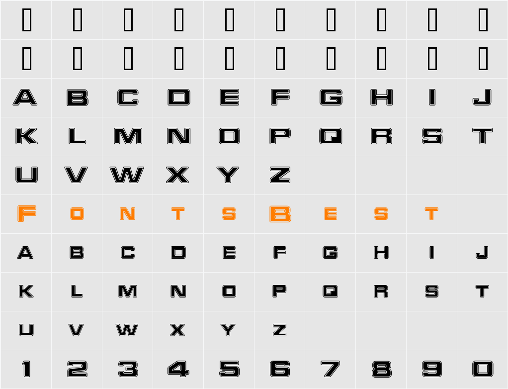 Bad Character Map